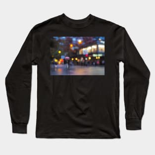 A Wet Evening in Vancouver Long Sleeve T-Shirt